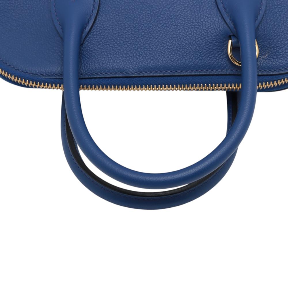 Hermès AB Hermès Blue Calf Leather Evercolor 1923 Bolide 25 France