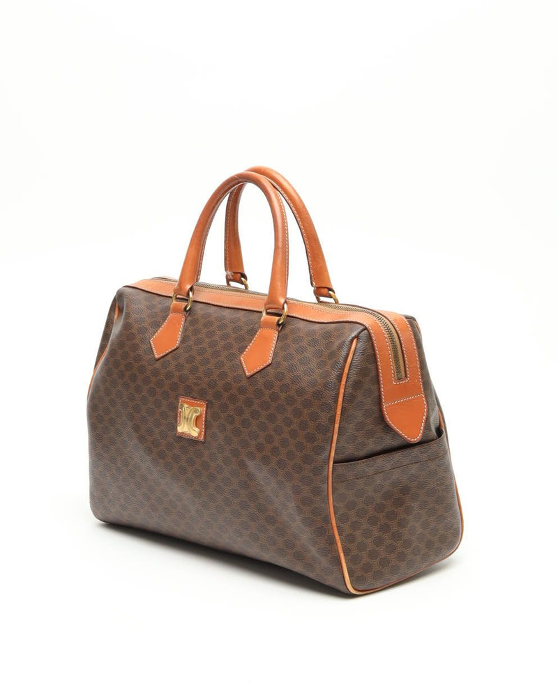 Celine Céline Triomphe Macadam Boston Bag