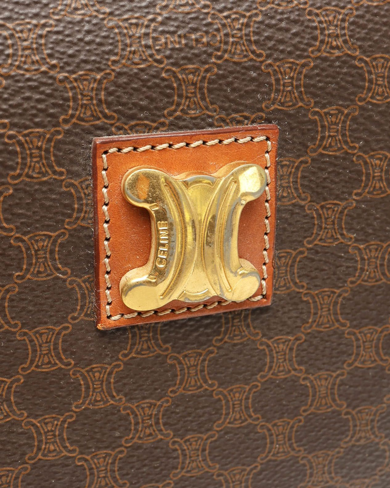 Celine Céline Triomphe Macadam Boston Bag