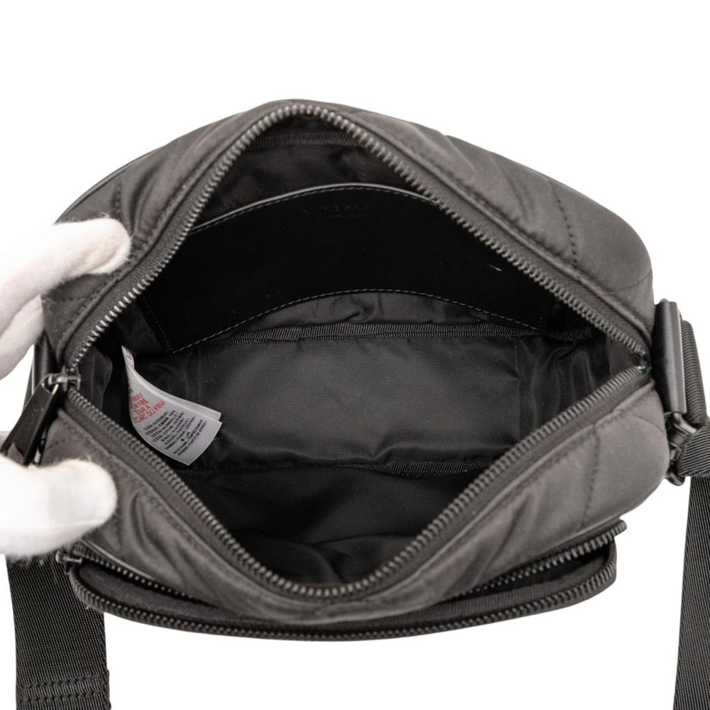 Burberry B Burberry Black Nylon Fabric Quilted Paddy Crossbody Italy