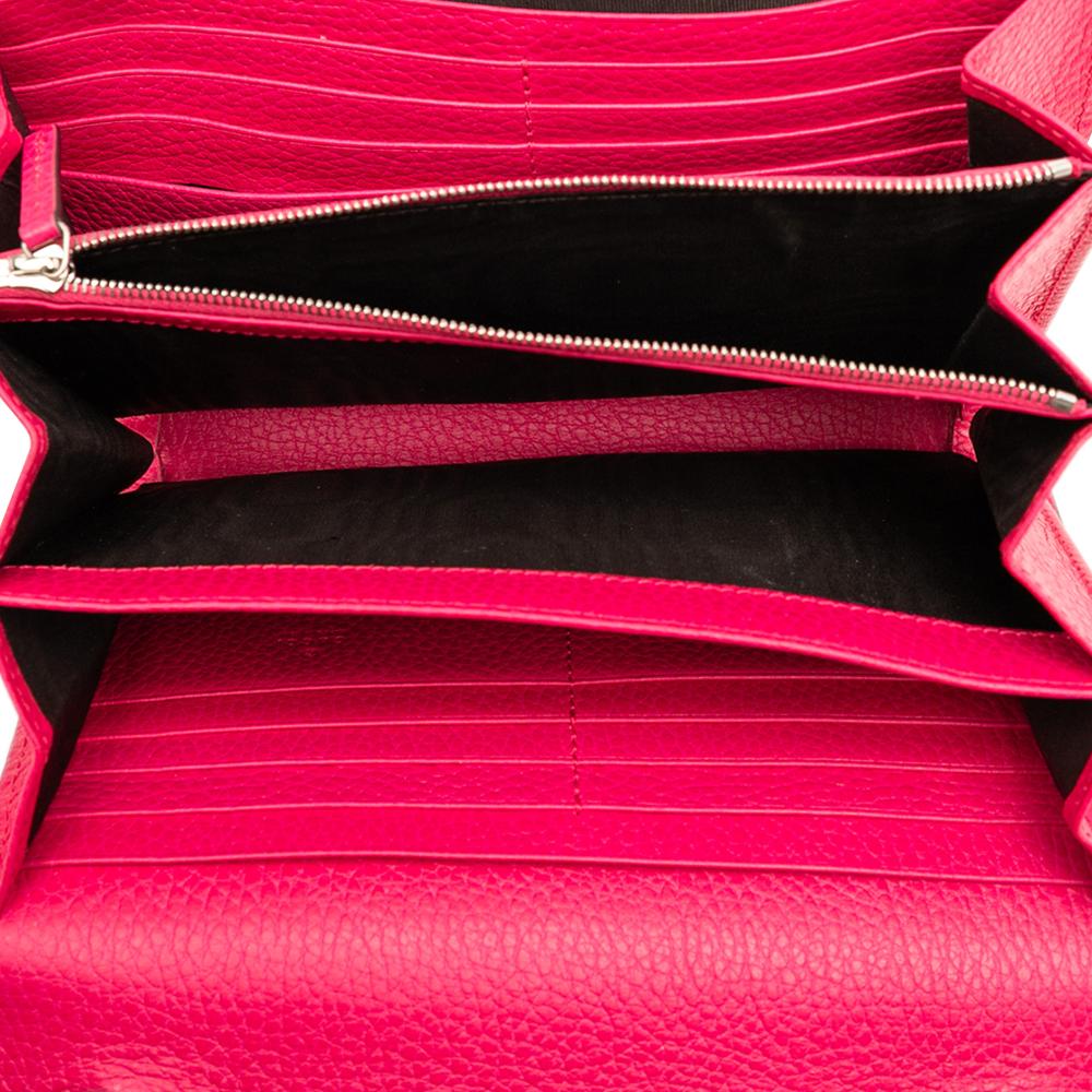 Gucci AB Gucci Pink Calf Leather Mini Dionysus Wallet on Chain Italy