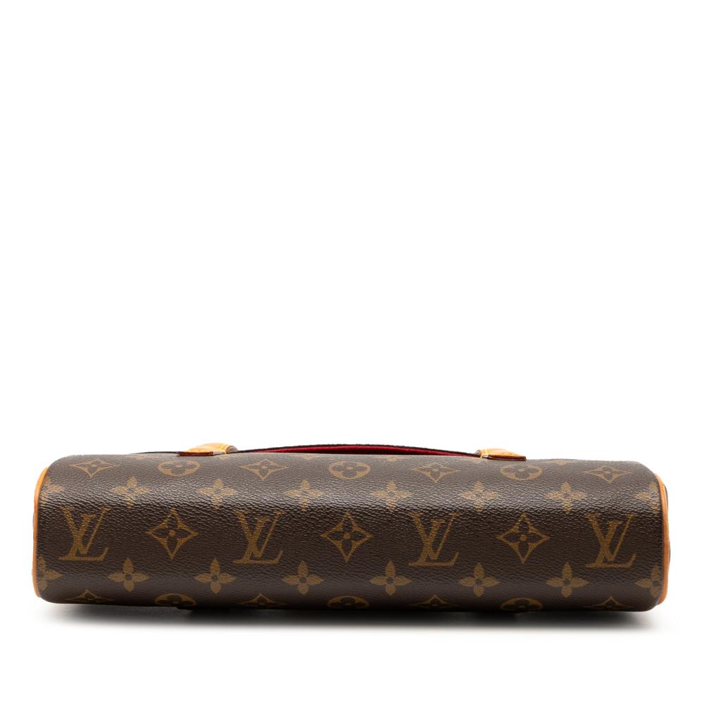 Louis Vuitton B Louis Vuitton Brown Monogram Canvas Fabric Monogram Sonatine France