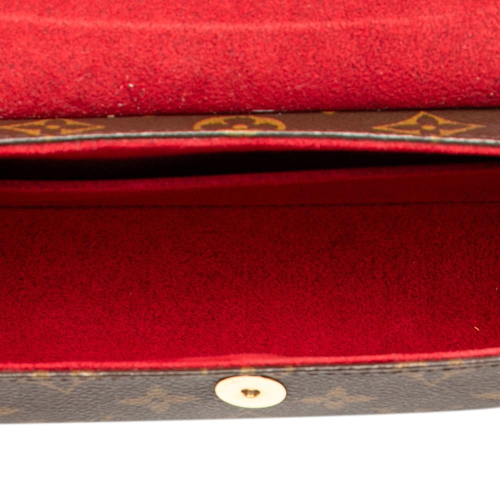 Louis Vuitton B Louis Vuitton Brown Monogram Canvas Fabric Monogram Sonatine France