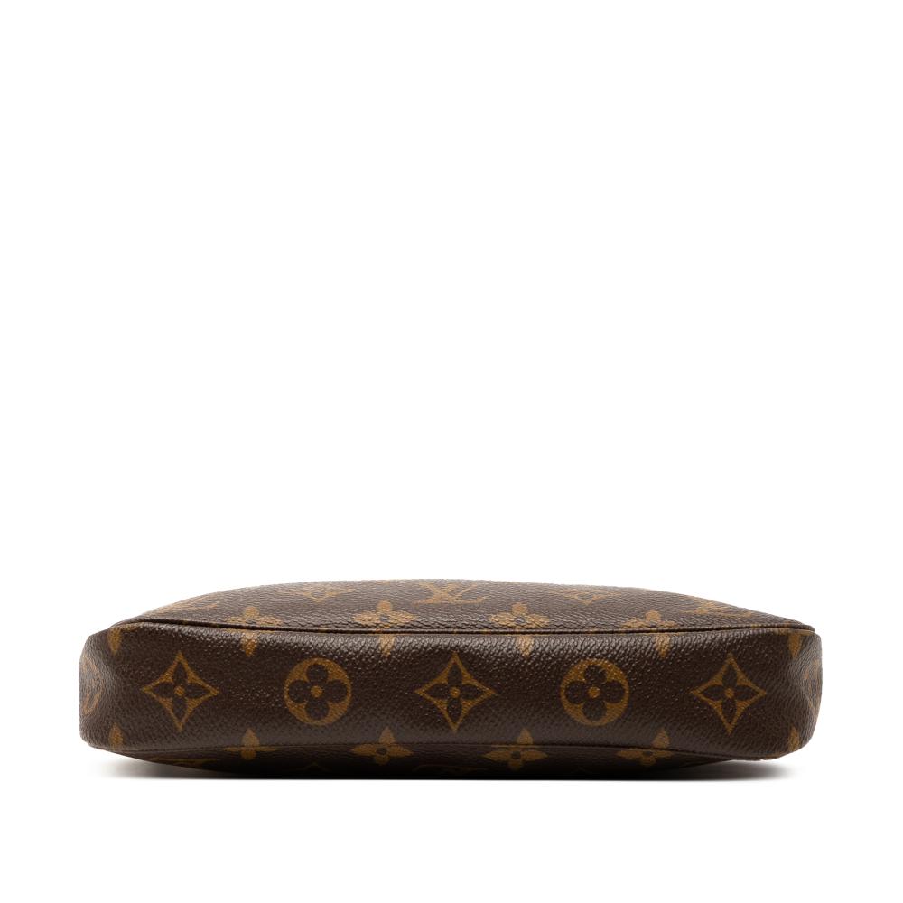 Louis Vuitton B Louis Vuitton Brown Monogram Canvas Fabric Monogram Pochette Accessoires France