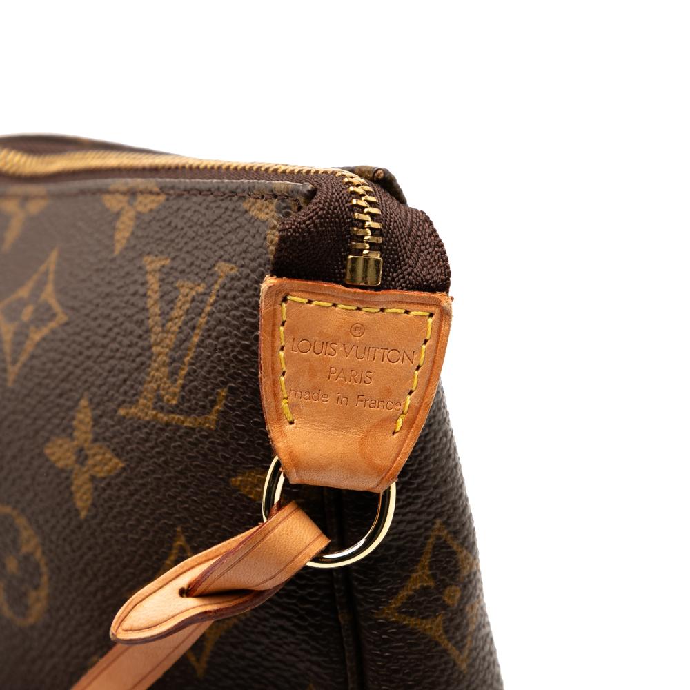 Louis Vuitton B Louis Vuitton Brown Monogram Canvas Fabric Monogram Pochette Accessoires France