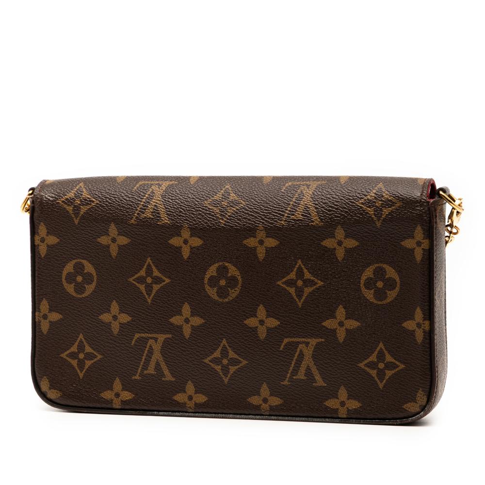 Louis Vuitton B Louis Vuitton Brown Monogram Canvas Fabric Monogram Pochette Felicie France