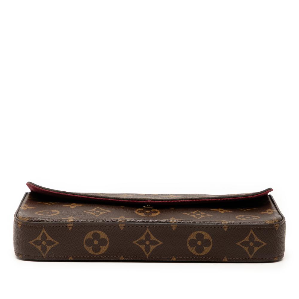 Louis Vuitton B Louis Vuitton Brown Monogram Canvas Fabric Monogram Pochette Felicie France