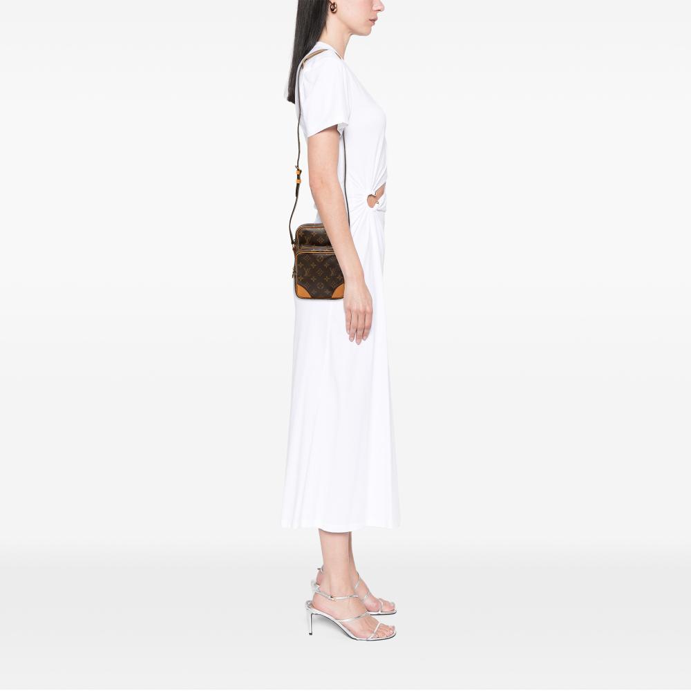 Louis Vuitton B Louis Vuitton Brown Monogram Canvas Fabric Monogram Amazone France