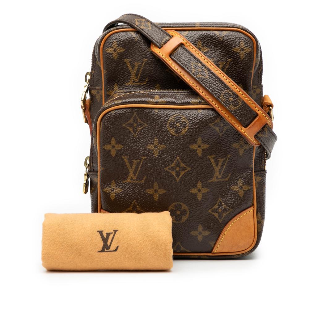 Louis Vuitton B Louis Vuitton Brown Monogram Canvas Fabric Monogram Amazone France
