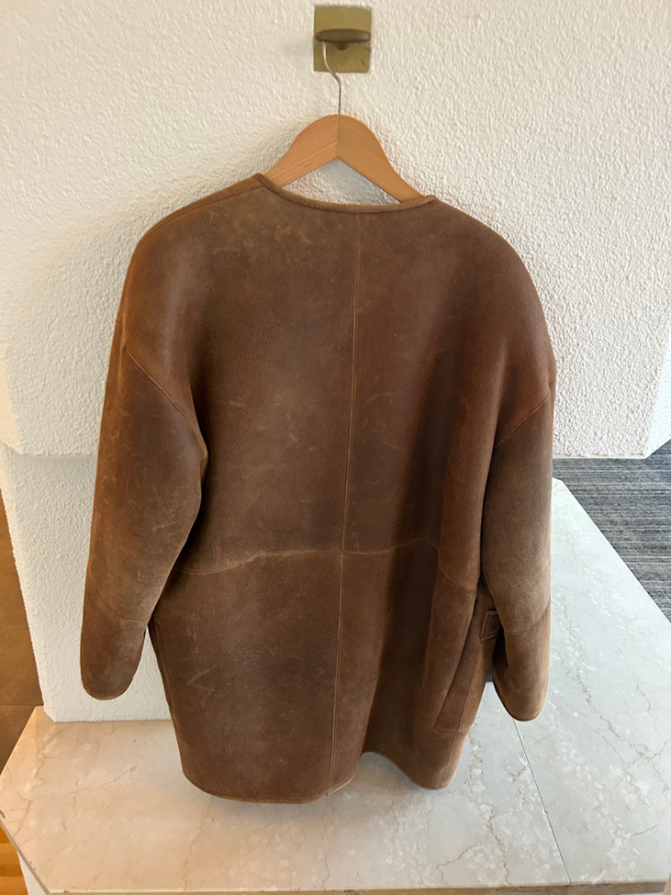 Birgen Christensen Manteau en peau de mouton