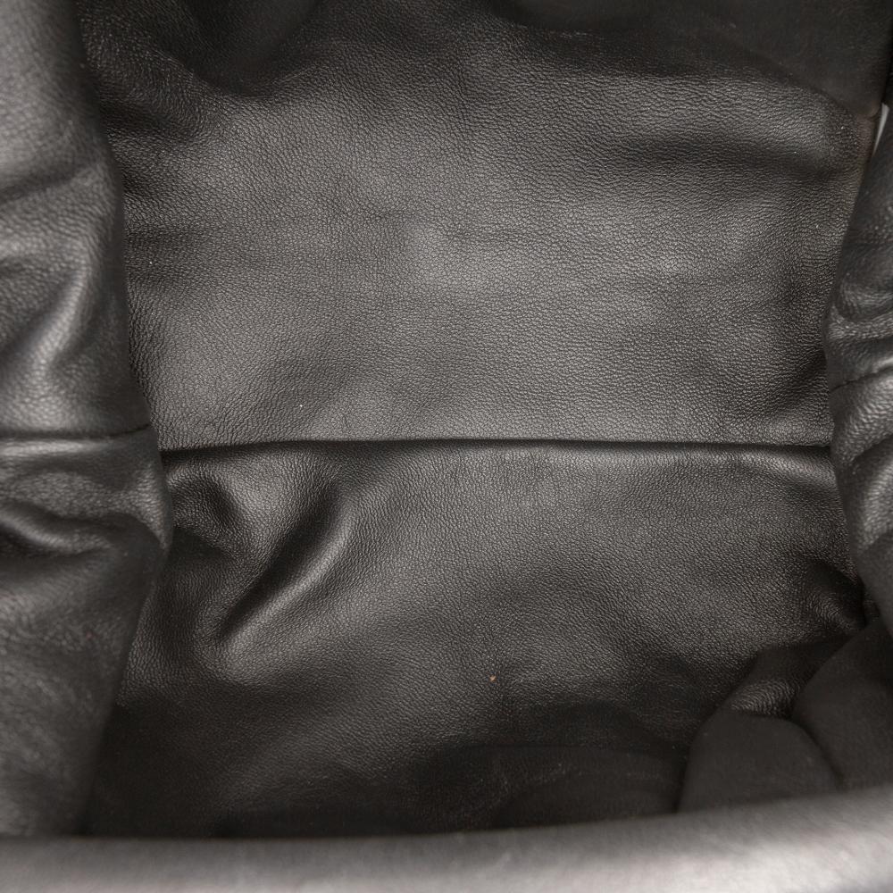 Bottega Veneta B Bottega Veneta Black Nappa Leather Leather Nappa Intrecciato The Mini Pouch Crossbody Italy