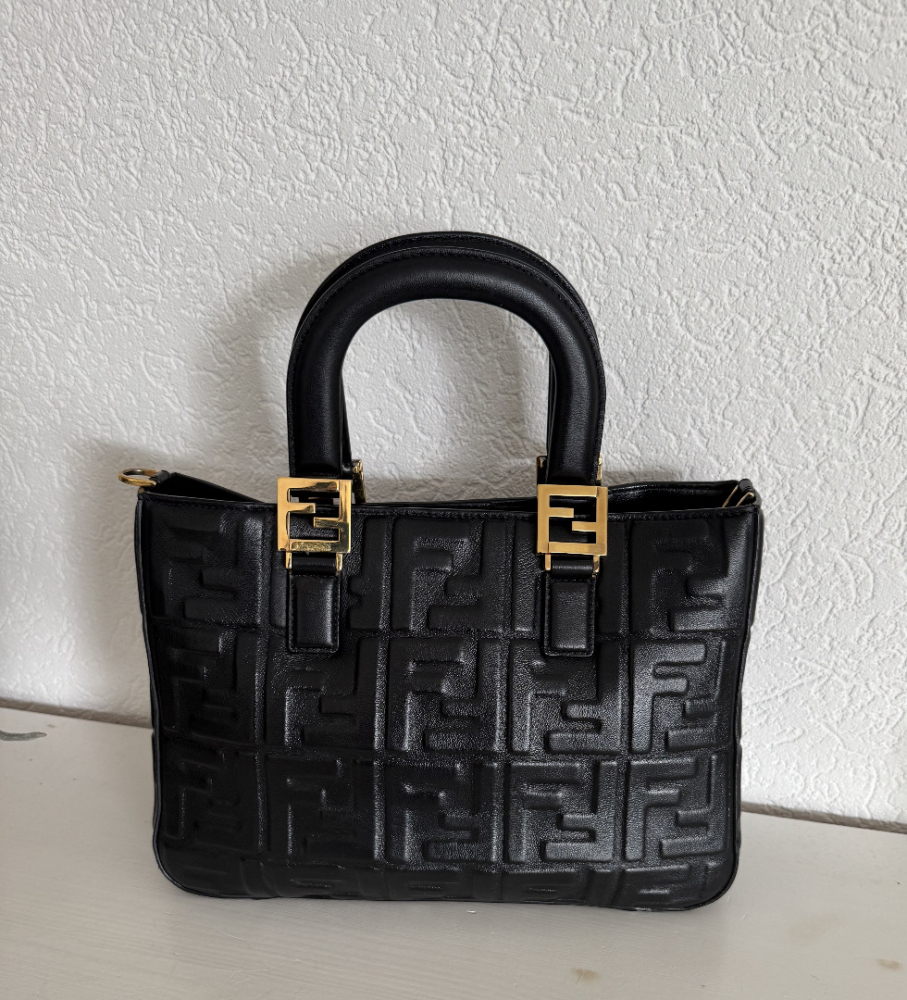 Fendi Sac à main en cuir Baguette