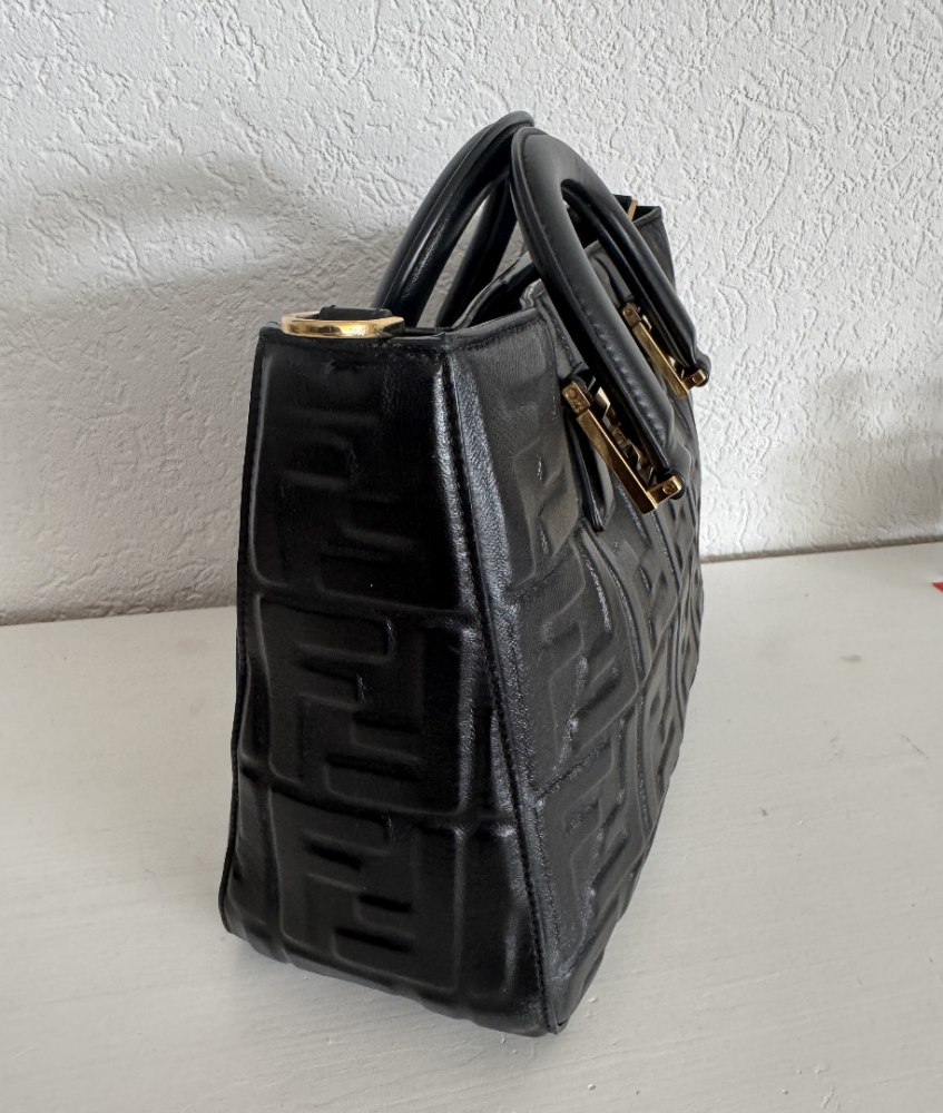 Fendi Sac à main en cuir Baguette