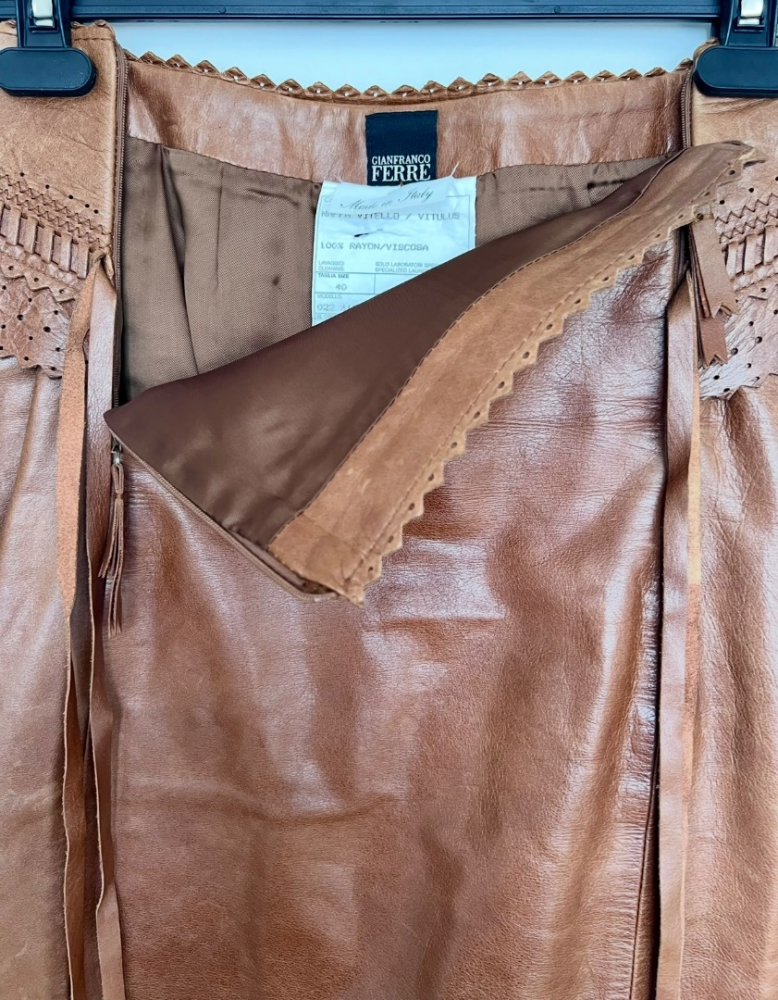 Gianfranco Ferre lederrock