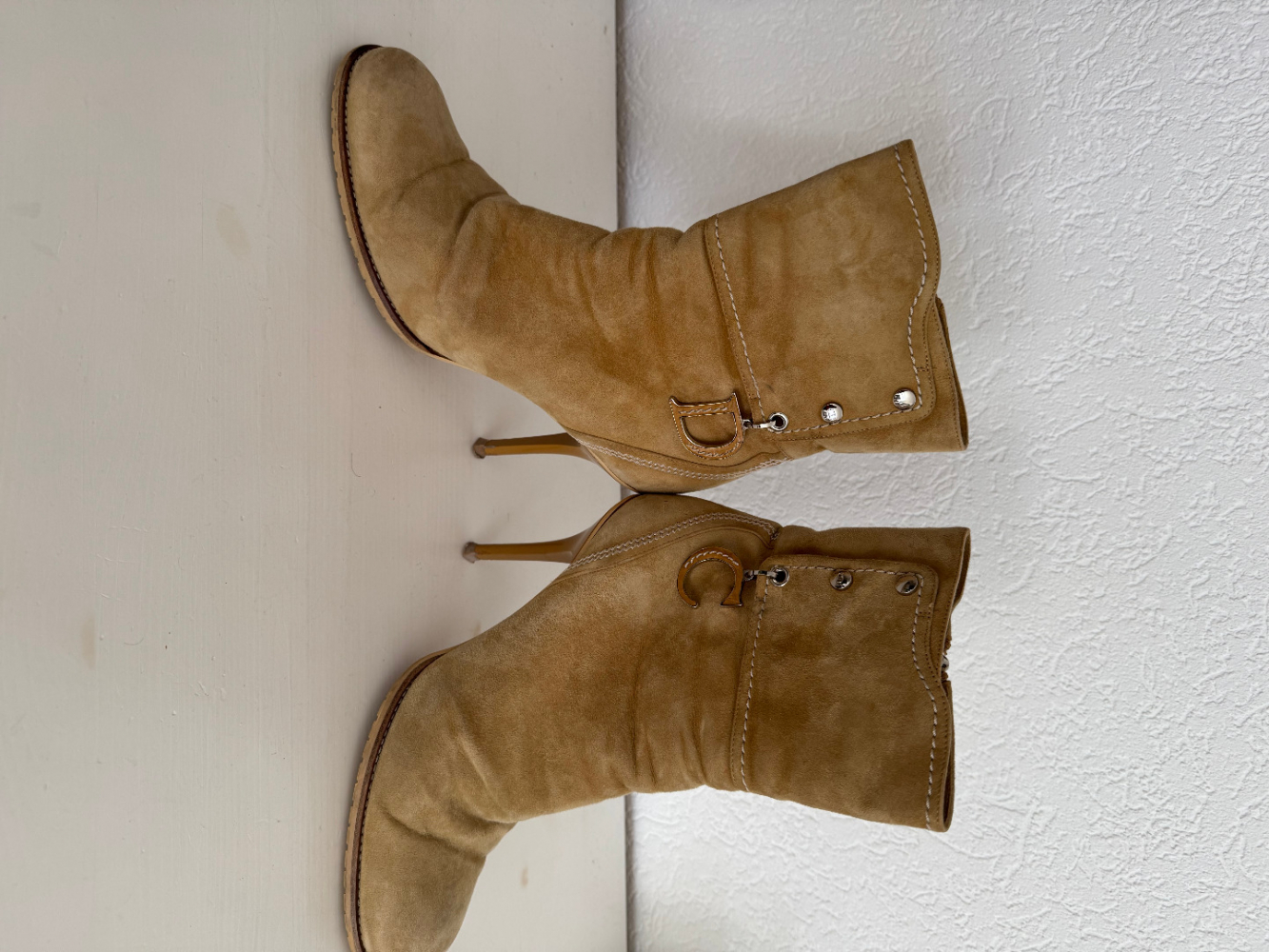 Christian Dior Dior Schnürstiefel aus Cuir