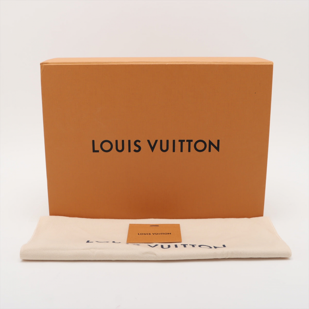 Louis Vuitton Onthego PM Calfskin Grained Leather Empreinte Tote Shoulder Bag Beige