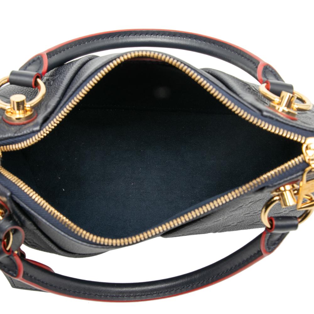 Louis Vuitton B Louis Vuitton Blue Dark Blue Monogram Empreinte Leather V Tote BB Spain