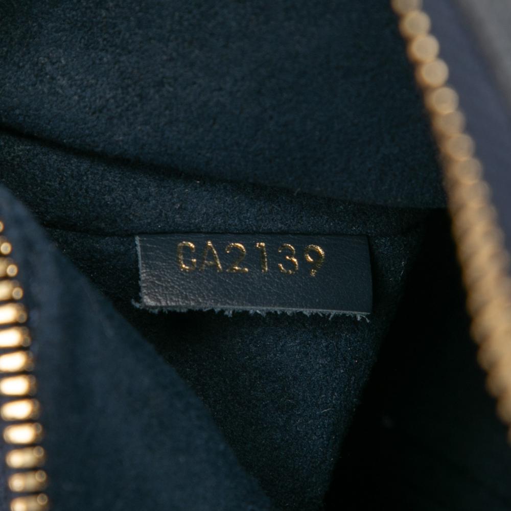 Louis Vuitton B Louis Vuitton Blue Dark Blue Monogram Empreinte Leather V Tote BB Spain