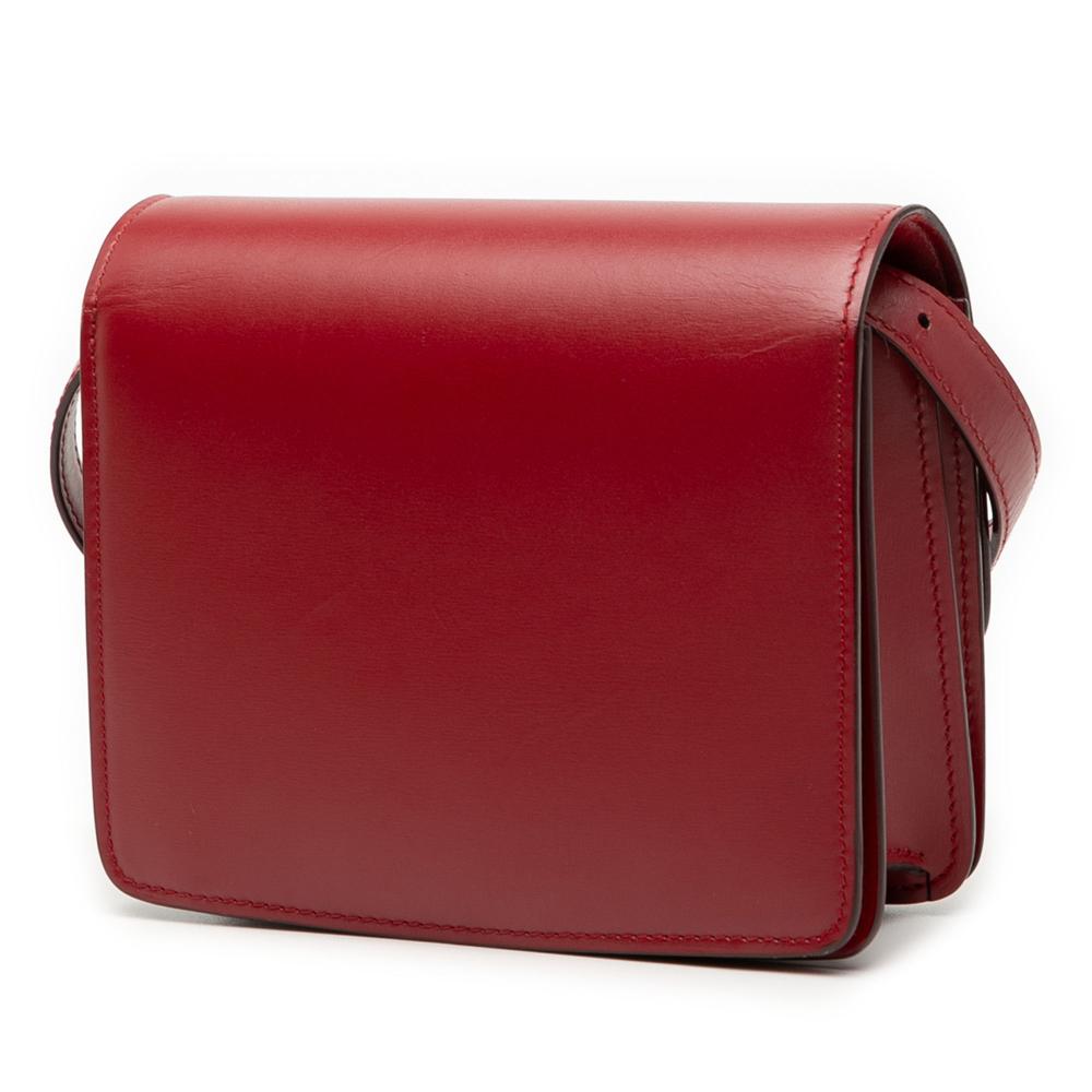 Celine B Celine Red Calf Leather Small skin Classic Box Italy