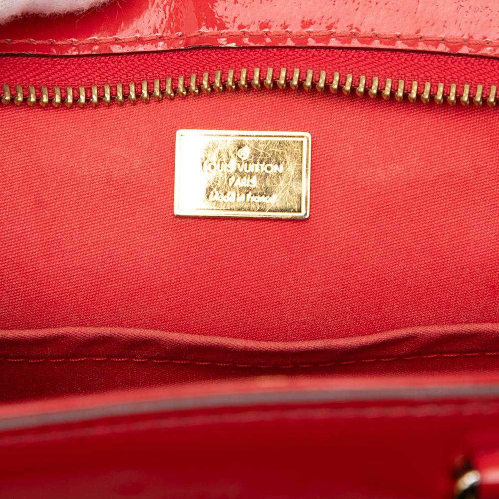 Louis Vuitton B Louis Vuitton Red Vernis Leather Leather Monogram Vernis Montaigne BB France