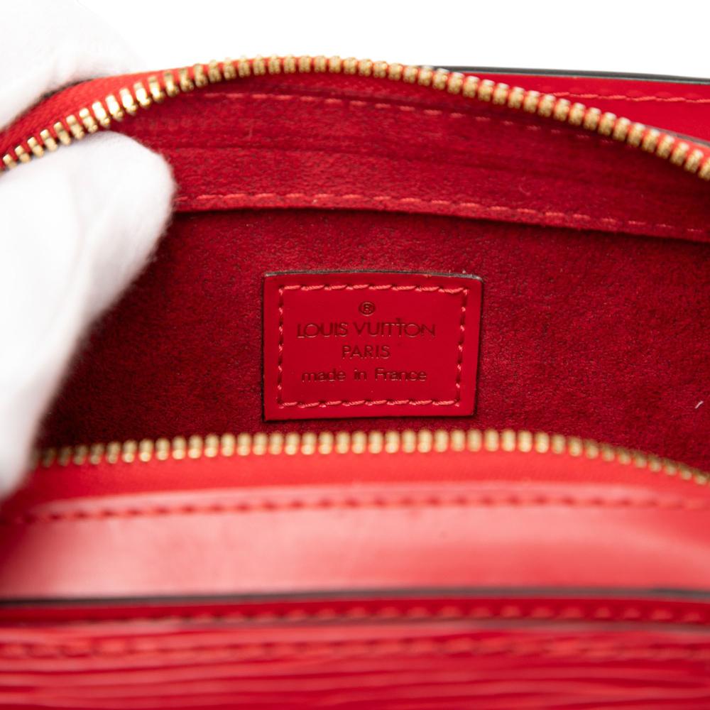 Louis Vuitton B Louis Vuitton Red Epi Leather Leather Epi Pont Neuf France