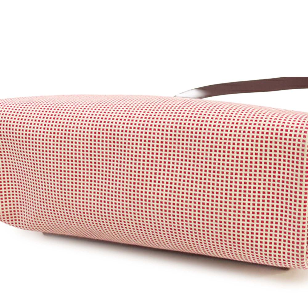 Hermès AB Hermès Red Canvas Fabric Toile Criss Viking Vache Hunter Herbag Zip 31 France