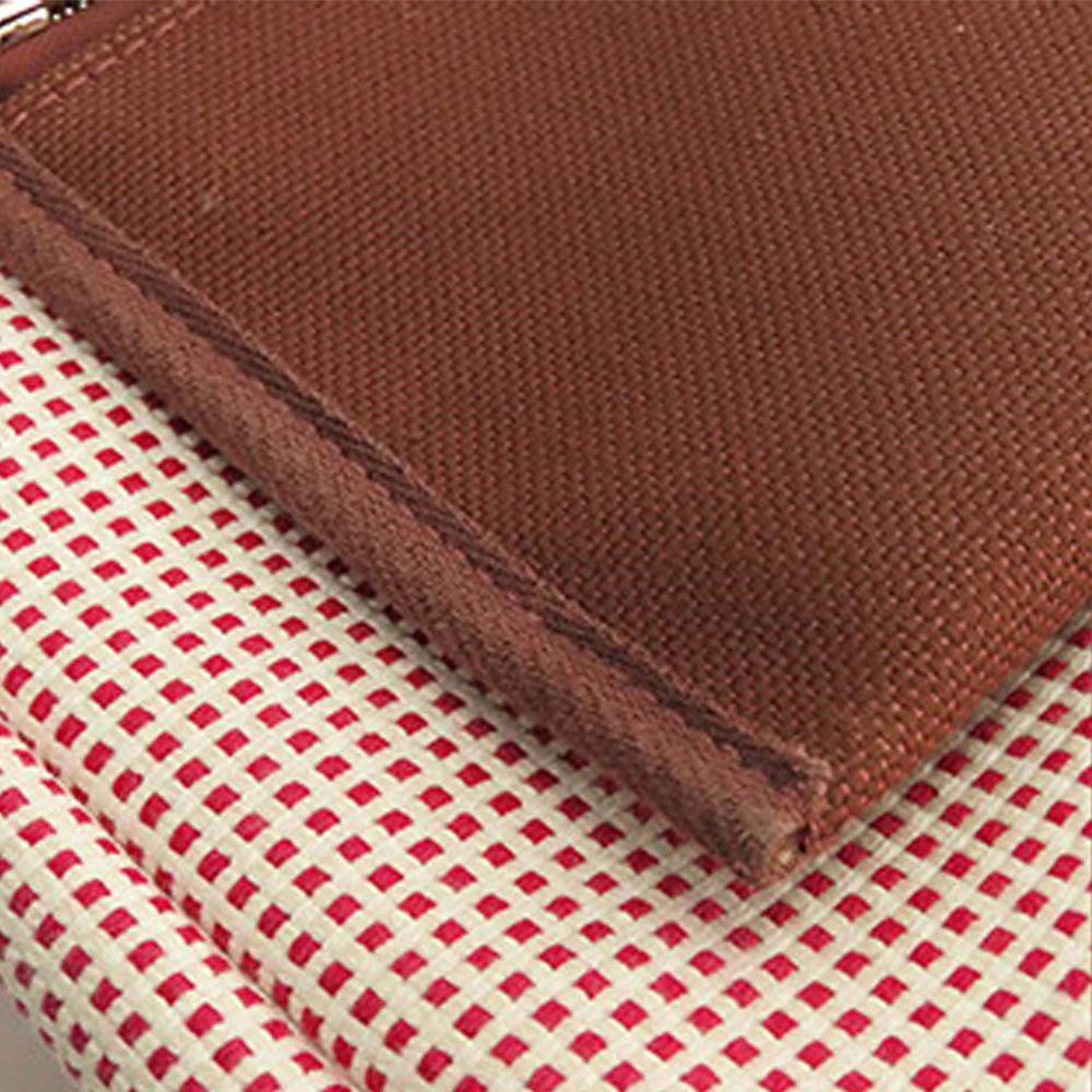 Hermès AB Hermès Red Canvas Fabric Toile Criss Viking Vache Hunter Herbag Zip 31 France