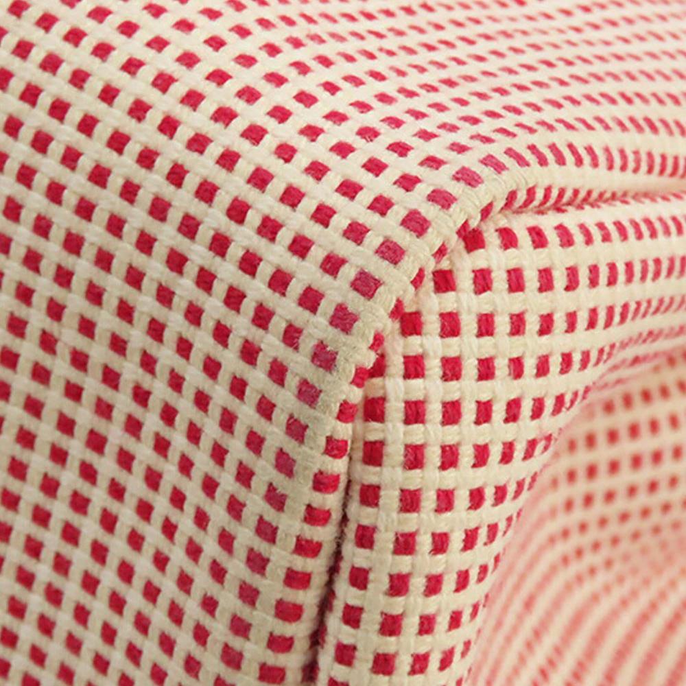 Hermès AB Hermès Red Canvas Fabric Toile Criss Viking Vache Hunter Herbag Zip 31 France