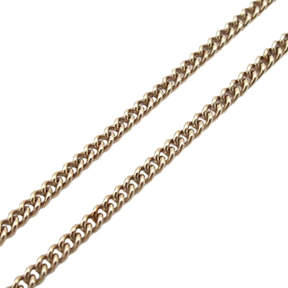 Chanel AB Chanel Gold with White Pearl Gold Plated Metal CC Faux Pearl Lace Pendant Necklace Italy