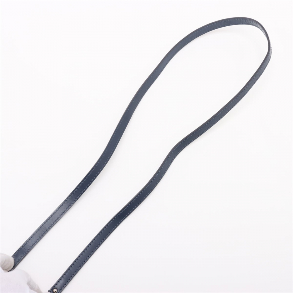 Louis Vuitton Alma BB Epi Leather Top-handle Handbag Navy