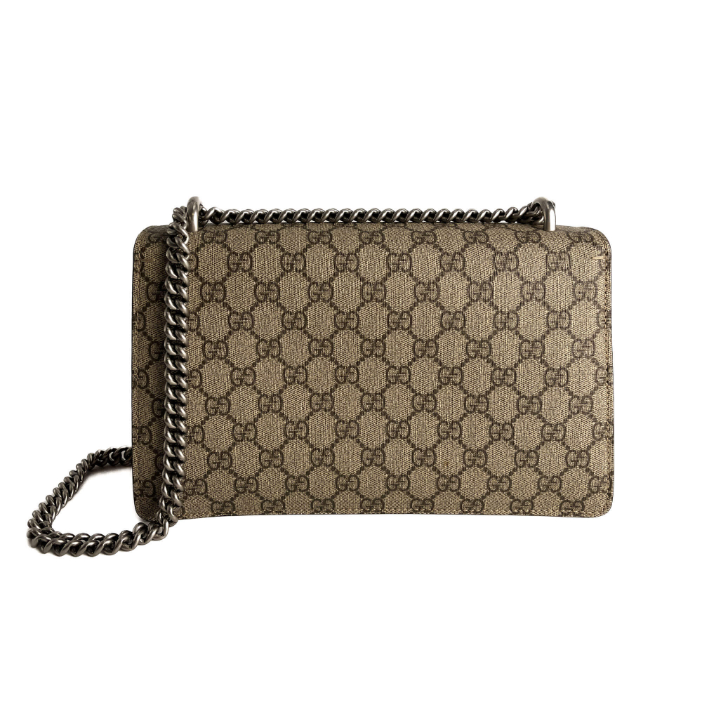 Gucci Dionysus Medium Canvas Flap Handbag GG Supreme