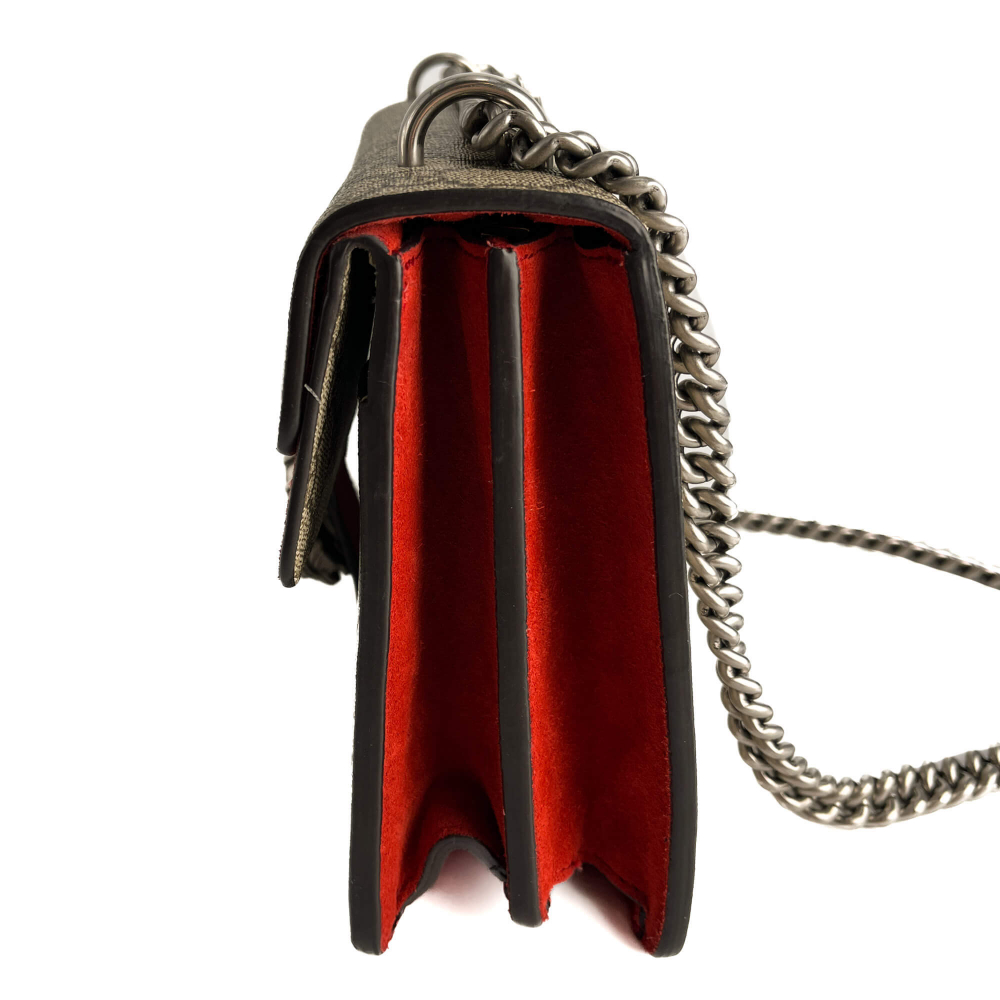 Gucci Dionysus Medium Canvas Flap Handbag GG Supreme