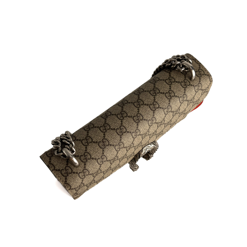 Gucci Dionysus Medium Canvas Flap Handbag GG Supreme