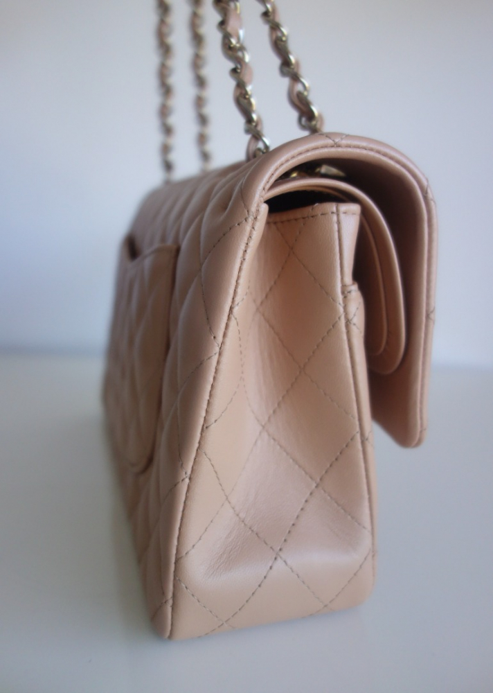 Chanel Classique 11.12 dark beige bag