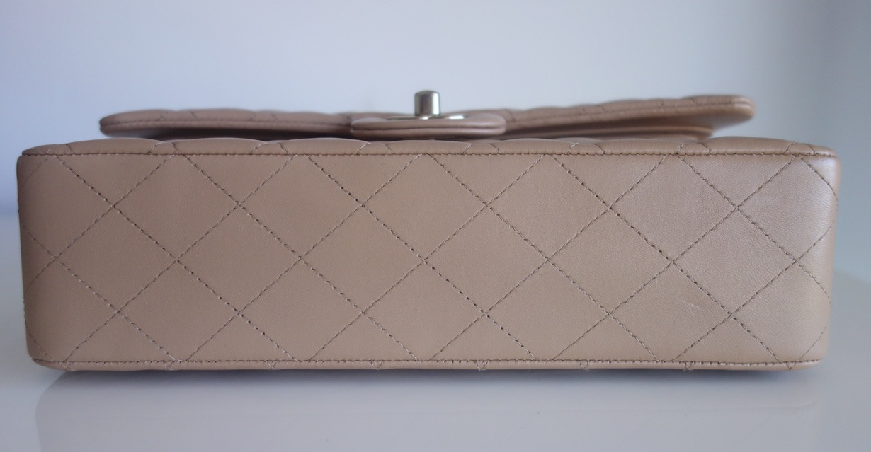 Chanel Classique 11.12 dark beige bag