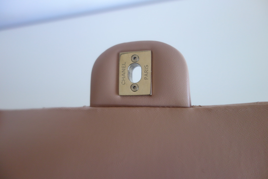 Chanel Classique 11.12 dark beige bag