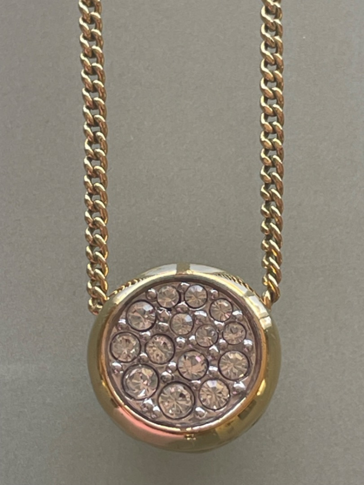 Guess Collier doré avec des cristaux Swarovski