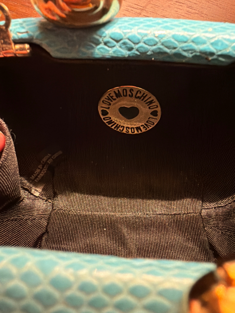 Love Moschino Clutch bag with ducks