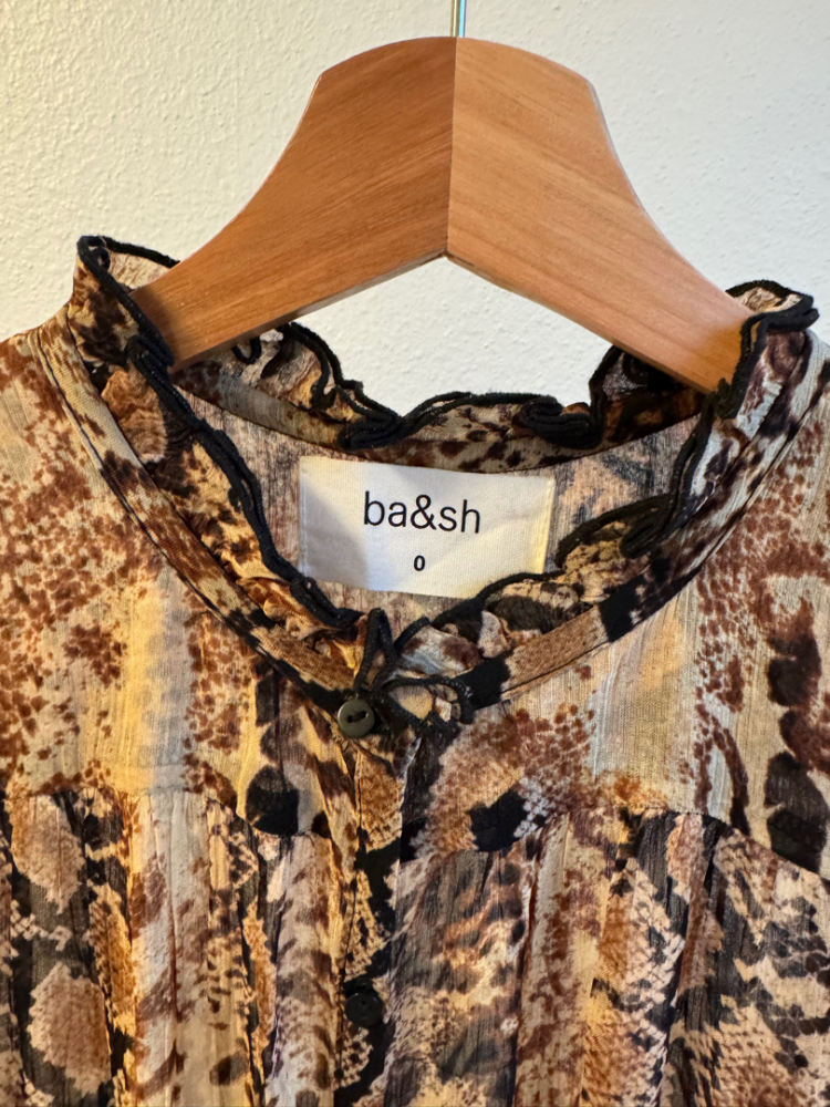 ba&sh Snake pattern dress