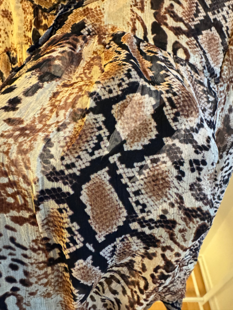 ba&sh Snake pattern dress