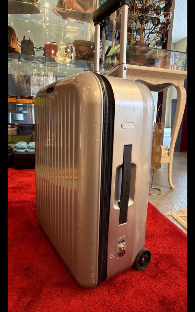 Rimowa Porsche Trolley Silber Top Zustand Reise Gepäck