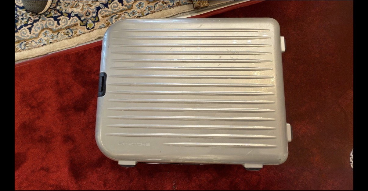 Rimowa Porsche Trolley Silber Top Zustand Reise Gepäck