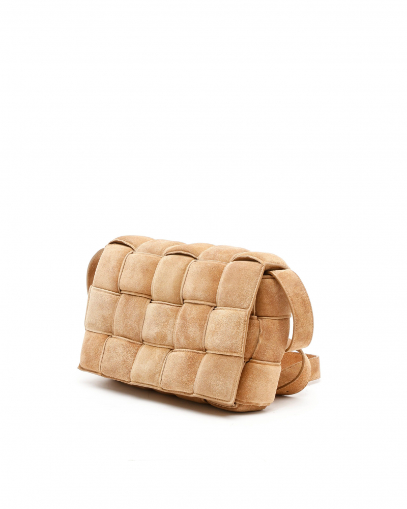 Bottega Veneta Suede Padded Cassette Bag