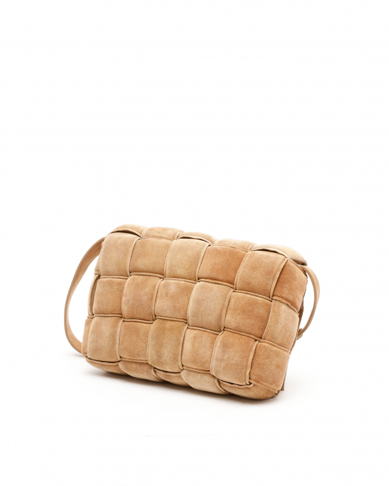Bottega Veneta Suede Padded Cassette Bag