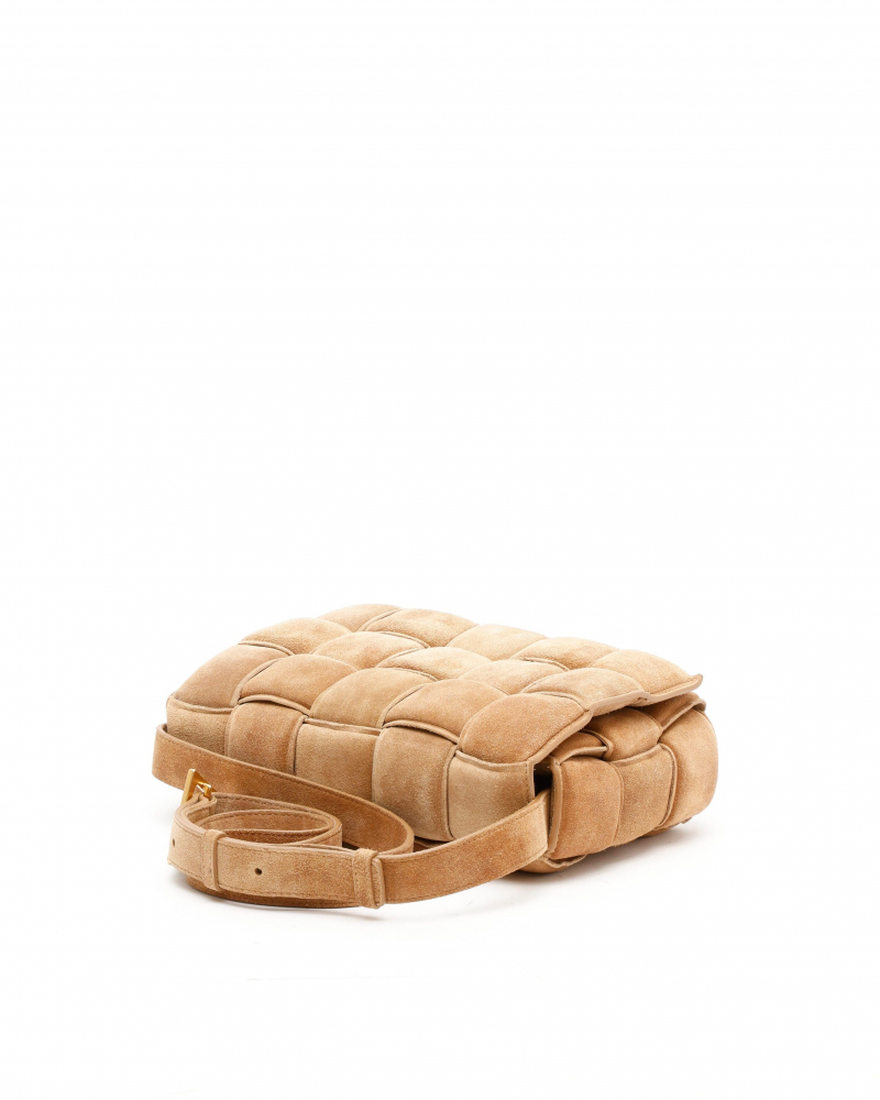 Bottega Veneta Suede Padded Cassette Bag