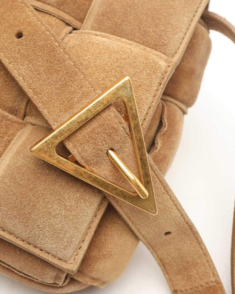 Bottega Veneta Suede Padded Cassette Bag