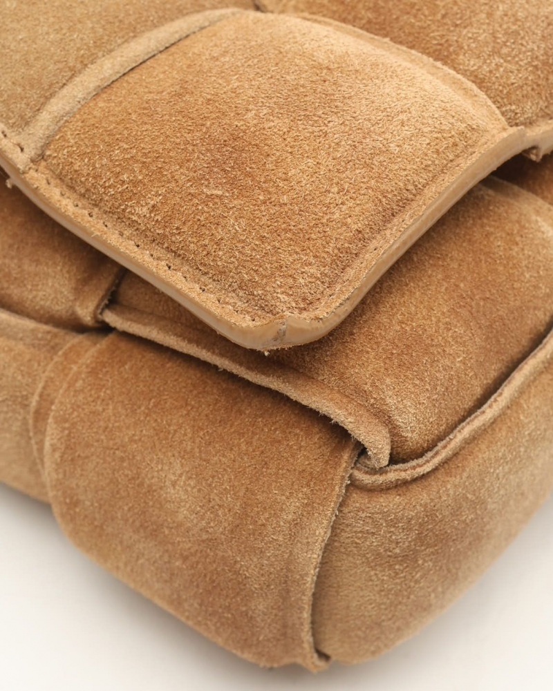 Bottega Veneta Suede Padded Cassette Bag