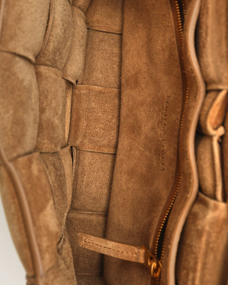 Bottega Veneta Suede Padded Cassette Bag