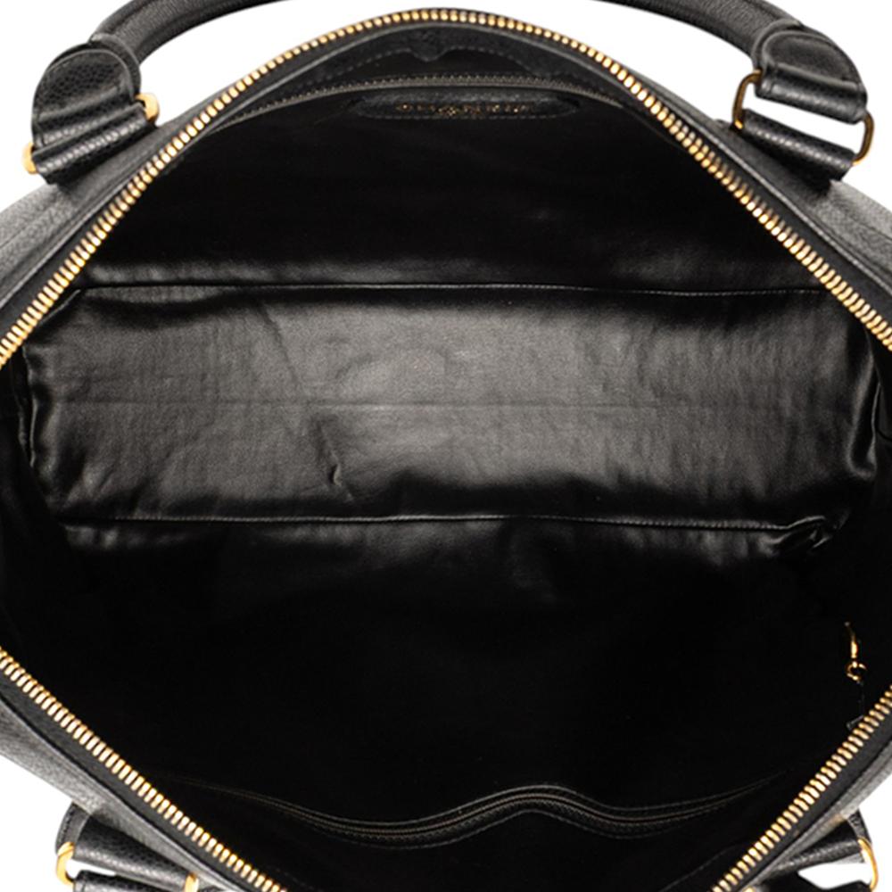 Chanel B Chanel Black Caviar Leather Leather CC Caviar Front Pocket Tote Italy