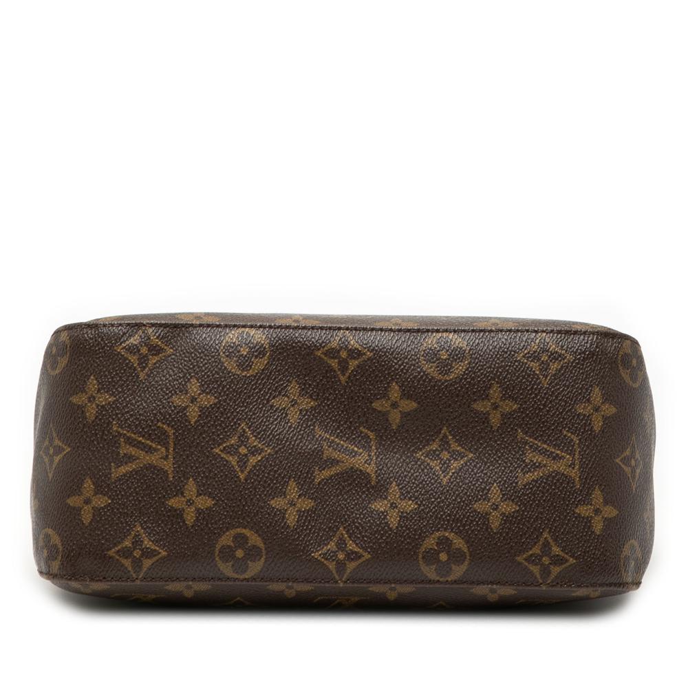 Louis Vuitton B Louis Vuitton Brown Monogram Canvas Fabric Monogram Looping MM France
